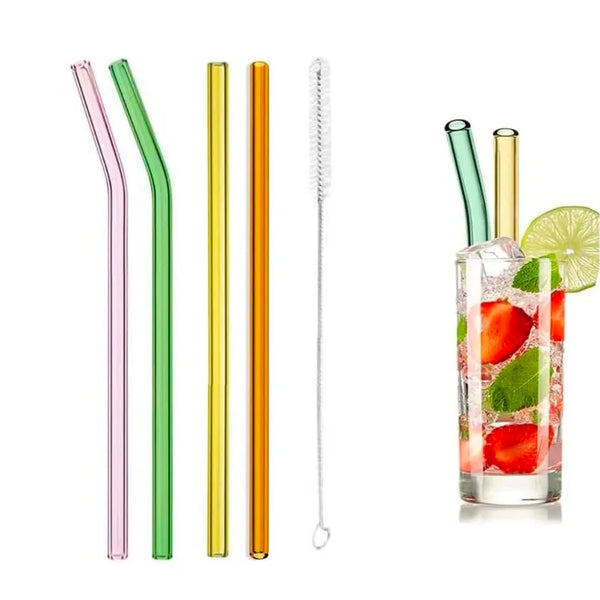 Glass straws, Plastic Straws 